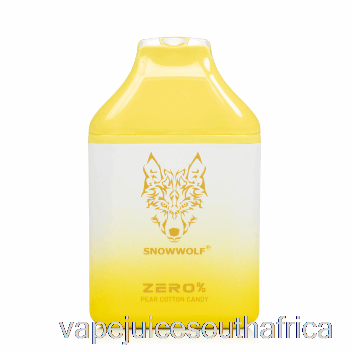 Vape Juice South Africa Snowwolf Zero 5500 0% Nicotine Free Disposable Pear Cotton Candy